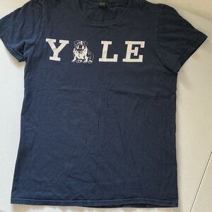 Yale Navy Blue Short Sleeve Tee
